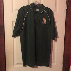 Baylor University Law School Green Golf Style Polo Colorado Timberline Mens L